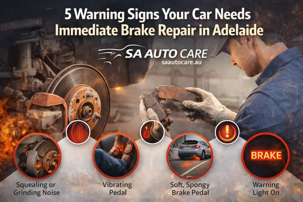 5 Warning Signs Your Car Needs Immediate Brake Repair in Adelaide